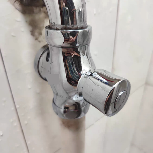 冲水阀冲水器铜全铜开关配件厕所大便池蹲便器蹲坑四通延时阀
