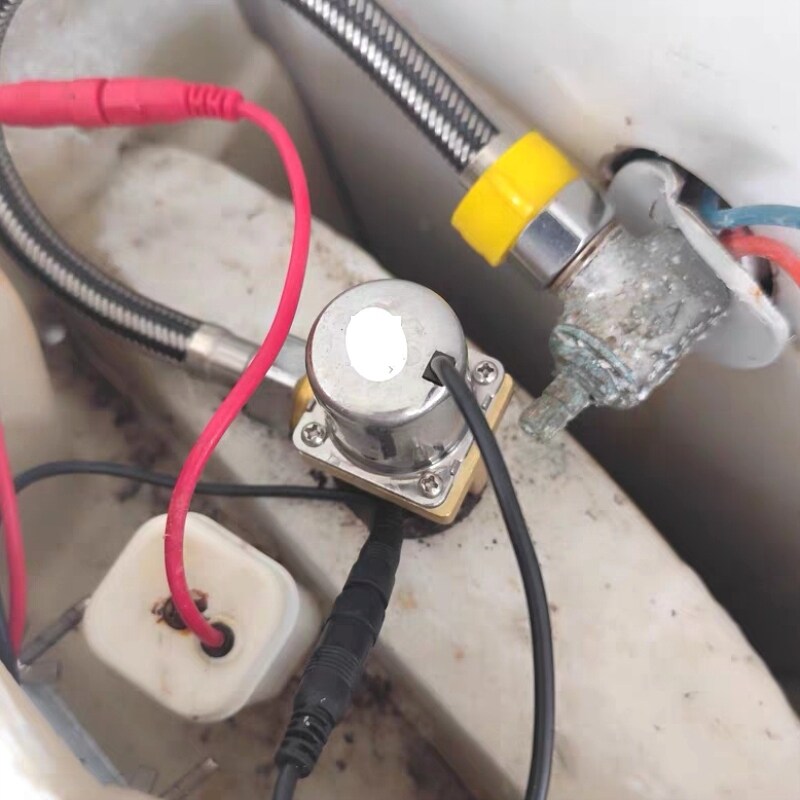 小便斗自动冲水器小便器配件感应器感应龙头冲水阀电磁阀小便池
