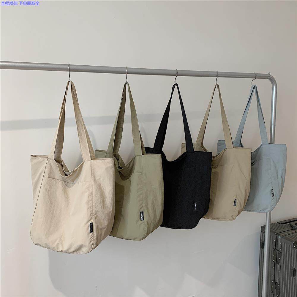 日系ins风简约休闲帆布包包女 大容量托特包学生党轻便通勤单肩包,箱包皮具/热销女包/男包,通用款女包,淘宝优惠券,粉丝福利购,淘宝优惠卷