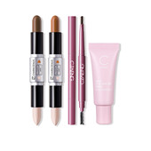 瓷妆小V脸修容双支组合配双头眉笔