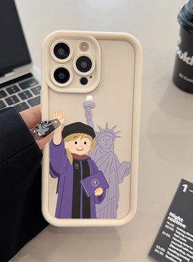 苹果17手机壳软16plus适用iPhone14时尚13Pro糖果1512ProMax霉霉博士卡通华为MATE70艺术VIVOIQOOZ10TURBOPRO