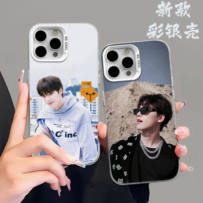 帅气SVT克拉李灿手机壳适用华为NOVA16/小米17MAX适用苹果13iPhone15p12创意18promax彩银硬手机壳适用14PLUS