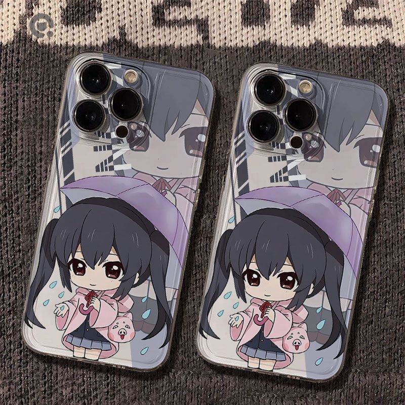 iPhone14p动漫华为PURA90雨伞轻音少女透明苹果13ProMax软华为NOVA15小众一加ACE6适用16PLUS手机壳小米17MAX