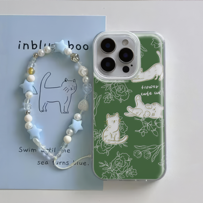 OPPOReno14适用硬13ProMax大孔苹果16小清新15plus手机壳带挂绳iPhone12镂空玫瑰猫咪OPPOFindx8ins风红米k80