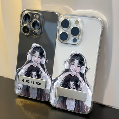 天官赐福花怜16ProMax硬超薄一加13手机壳带支架17高级感真我GT8PRO无边框iPhone12卡通苹果14适用15PLUS动漫