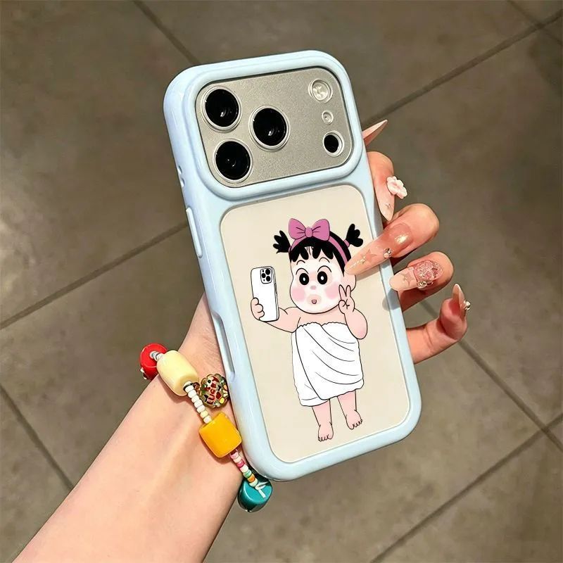 适用iPhone14苹果13ProMax小众卡通大视窗星空壳15PLUS手机壳硬17适用OPPORENO16面膜女孩可爱适用华为PURA80