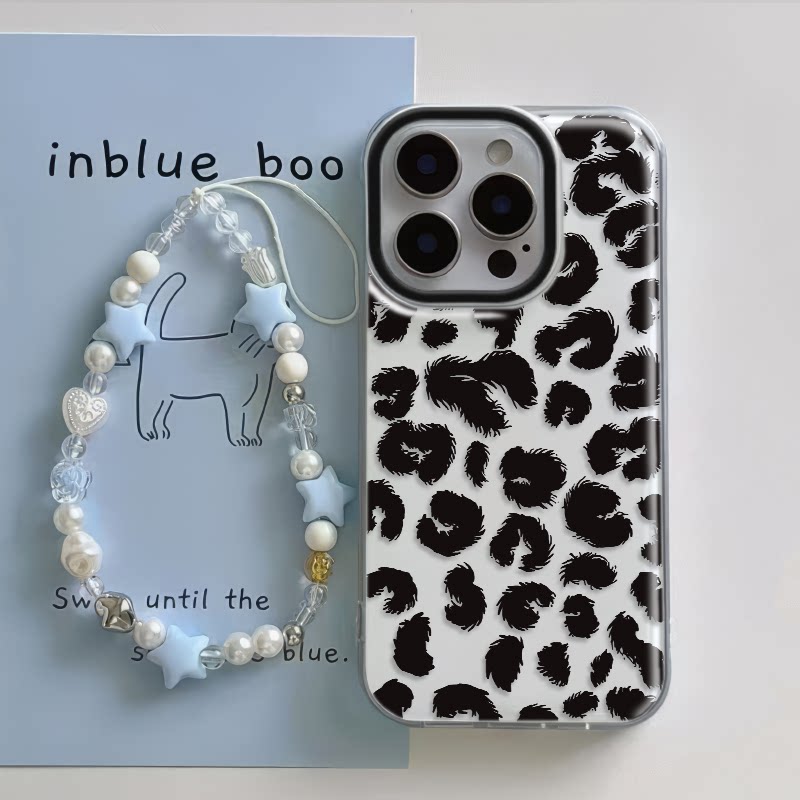 iPhone1615适用硬14plus手机壳带挂绳苹果1312ProMaxins风满屏豹纹大孔K12XVIVOX100S红米TURBO4k70PRO一加13