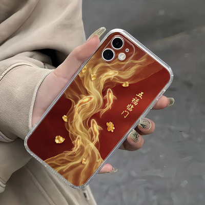 华为NOVA15五福临门苹果17软13适用16PLUS透明iPhone14手机壳12ProMax小众VIVOS30创意一加ACE5竞速OPPOA6PRO