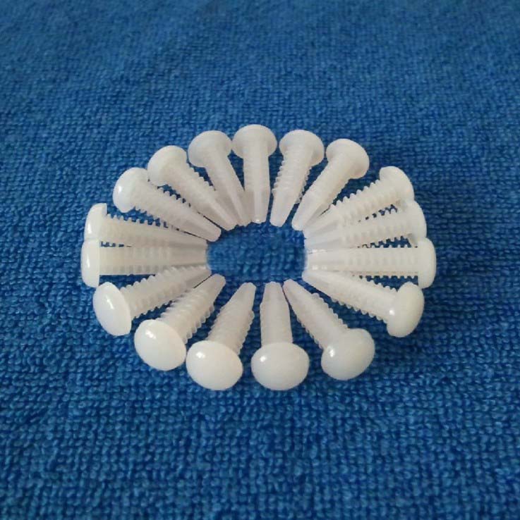 PC板尼龙柳钉平头3.3mm塑胶芭蕾宝塔子母卡扣  ROHS 1000个/