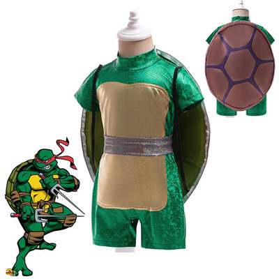 儿童化妆舞会忍者神龟cos表演服
