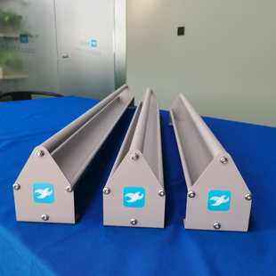 鸽子用品防撒食槽爱鸽者航空铝U型赛鸽喂食器鸽子圆底不锈钢食槽