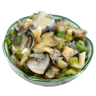 芥末海螺片500g 日式刺身料理芥末海螺寿司速冻生制品