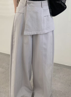 ULOUR/U粒-计款屁帘裤自带韩味氛围感可搭配小衫或短T休闲裤95260