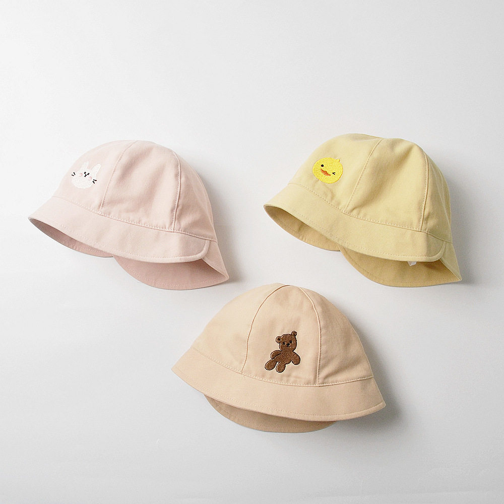 宝宝帽子秋冬款儿童渔夫帽婴儿防晒遮阳帽秋季可爱超萌女童户外帽