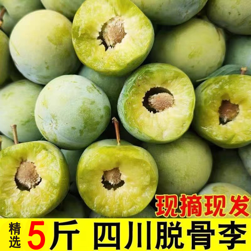 正宗四川青脆李脱骨李子新鲜5斤孕妇水果巫山应季时令特产整箱