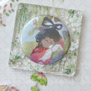 【幕醒森林】京剧猫周边墨紫吧唧徽章挂件钥匙扣色纸明信片同人谷