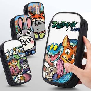 疯狂动物城2盖瑞笔袋男生文具盒朱迪尼克铅笔盒男孩小学生文具袋