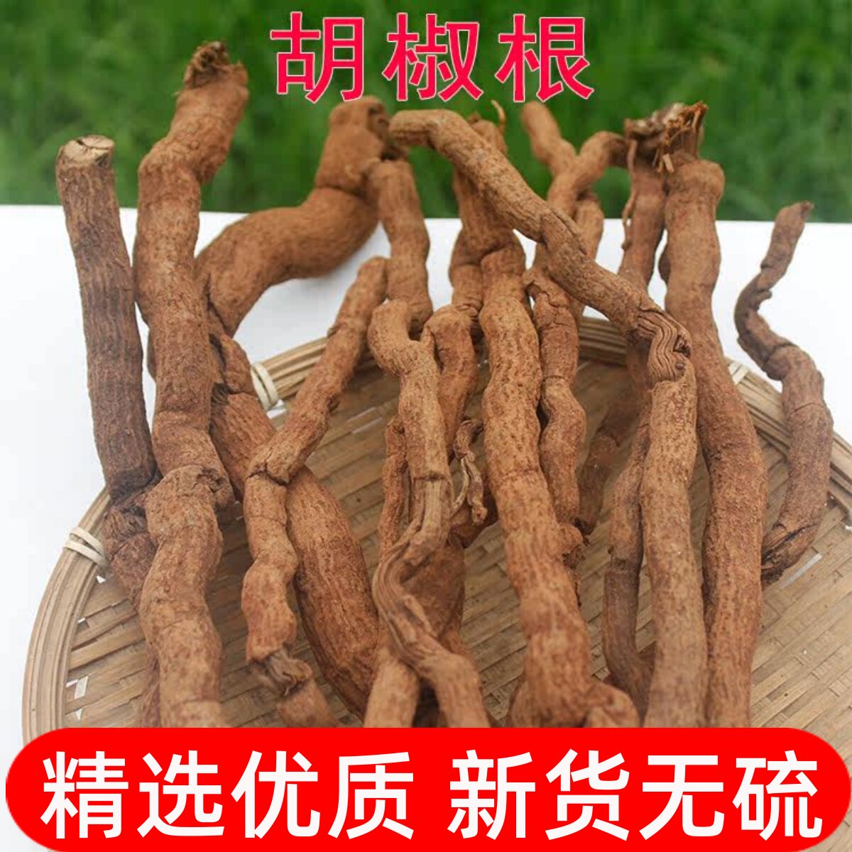 胡椒根正宗纯山胡椒根250克中药食材泡酒猪肚鸡煲汤料红胡椒根茶