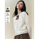 蝴蝶结白色毛衣C1EDG1133 外套春新款 商场同款 甜美小香风开衫