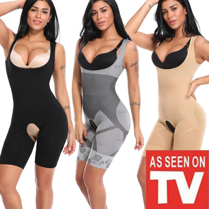 外贸欧美版女士连体塑身衣竹炭纤维产后收腹托胸束腰束身美体塑形,女士内衣/男士内衣/家居服,塑身连体衣,淘宝优惠券,粉丝福利购,淘宝优惠卷