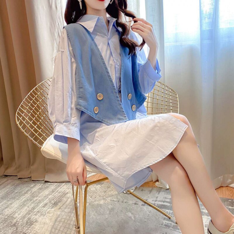 Youden Cui | Autumn new pattern Western style Two piece set Long sleeve shirt cowboy pony Ladiesin the Women's clothing/Boutique , Shirt  category - from Buy2taobao.com to provide professional Taobao agent buy service