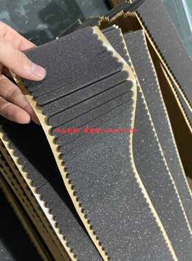 现货90X10-4灰色背强粘胶海绵口罩  N95鼻梁防哈气海绵贴