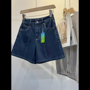 夏季 柔软薄款 超短裤 热裤 舒适四面弹力中缝显高显瘦百搭牛仔裤