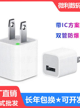 小功率usb插头5V500毫安充电器