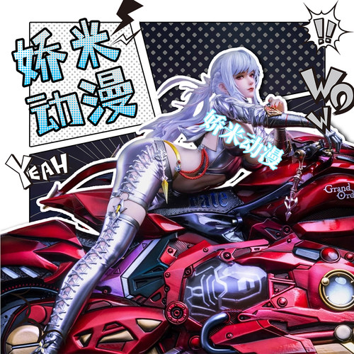 【全款】JC工作室FATE黑Saber机车摩托阿尔托莉雅手办GK模型雕像