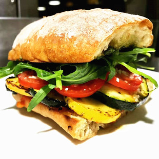 意大利恰巴塔面包Ciabatta不加糖轻油夏巴塔帕尼尼拖鞋面包2个装