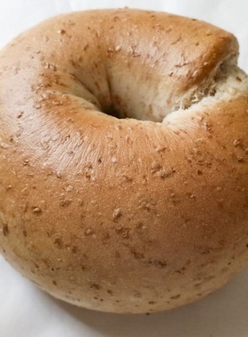 全麦贝果面包夹心干酪芝士肉松肉桂轻糖无加油巧克力芝麻夹馅贝果