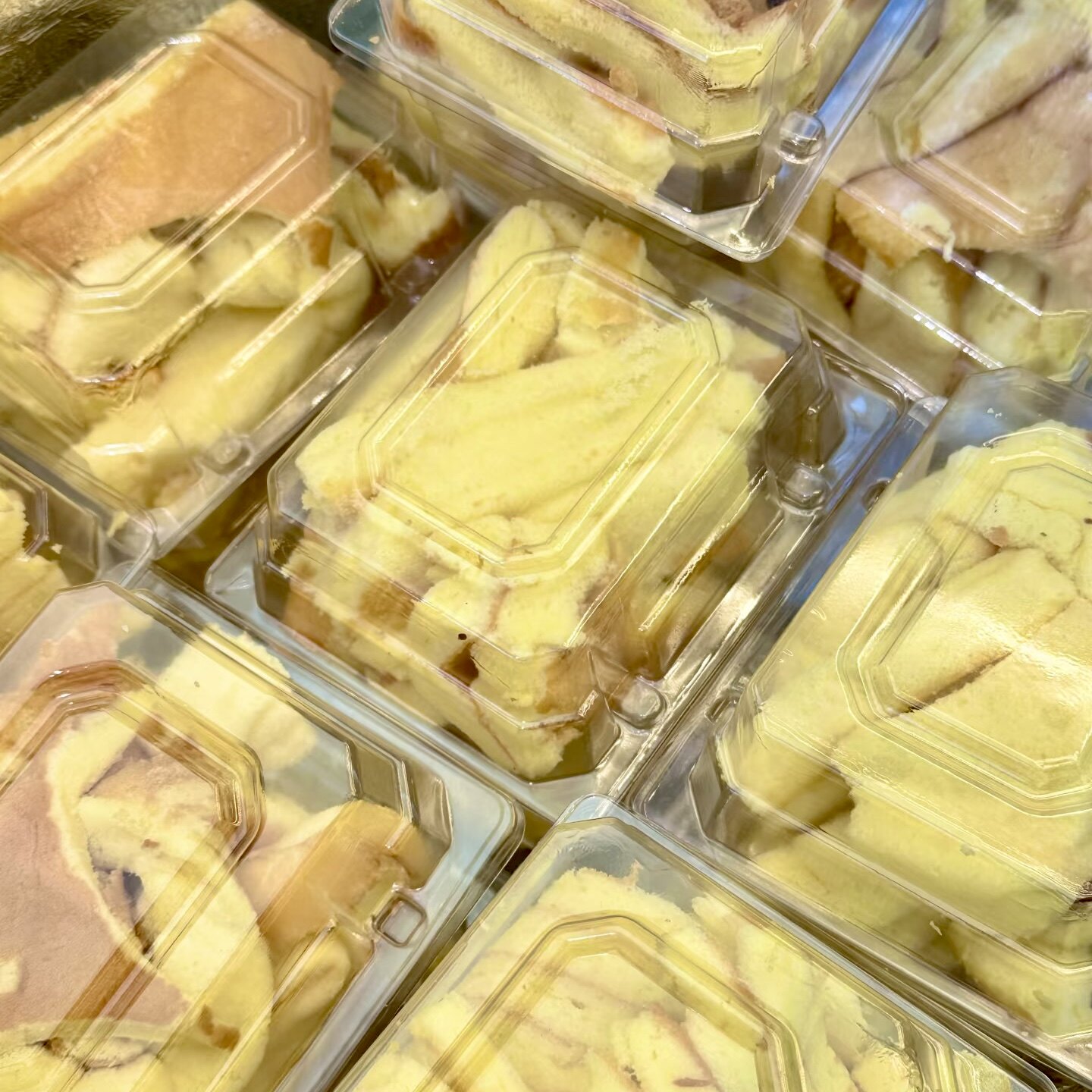 蛋糕边边戚风蛋糕胚烘焙边角料现做手工糕点心营养早餐蘸酸奶零食