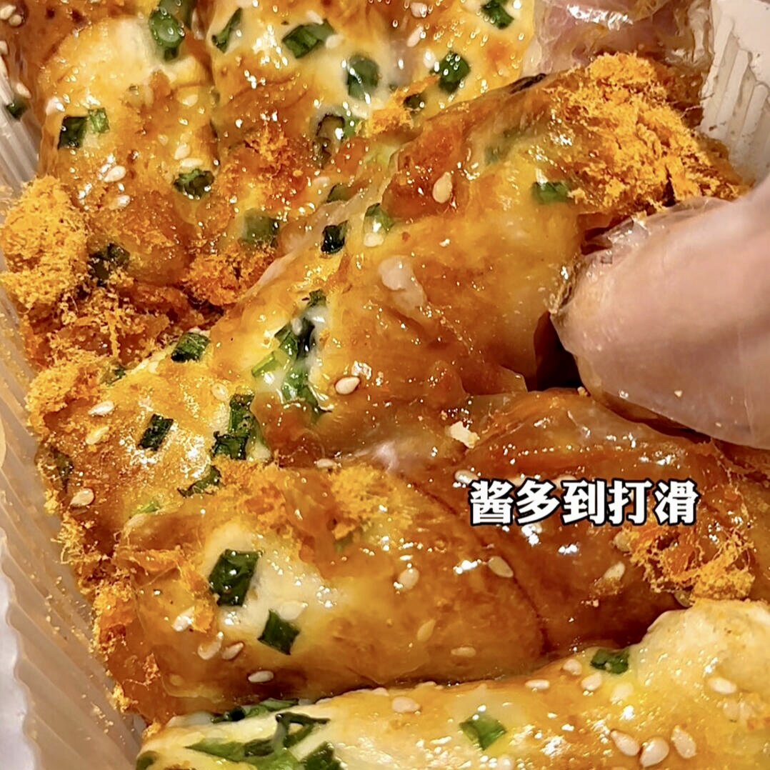 一口鲜香沦陷！虎皮酱多多蛋糕图片