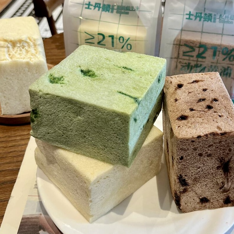 牛奶和面进口抹茶巧克力厚切吐司
