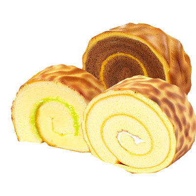 鲜鸡蛋虎皮蛋糕卷元气早餐下午茶