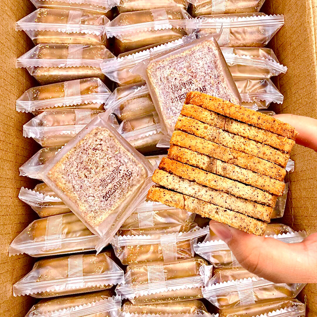 不加白面粉【真粗粮】椒盐烤馍片
