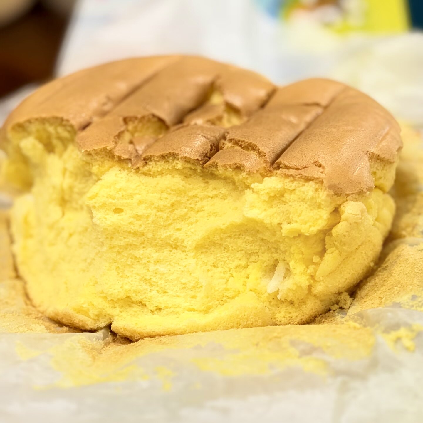 新鲜戚风蛋糕胚子亲子DIY生日6寸半成品烘焙点心蓝莓味原味鸡蛋糕