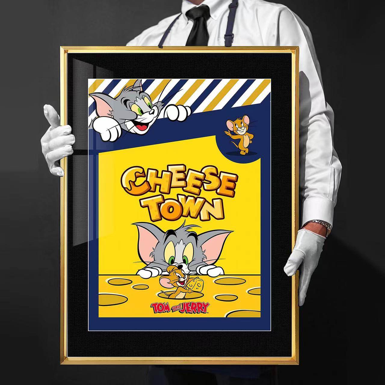 tom and jerry猫和老鼠汤姆杰瑞联名装饰画