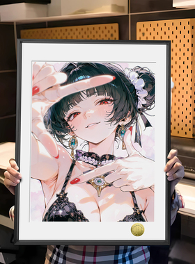 胜利女神：妮姬D: 杀手之妻同人周边装饰画