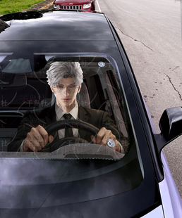 二次元汽车遮阳防晒前挡开车秦彻Sylus恋与深空龙彻Q先生