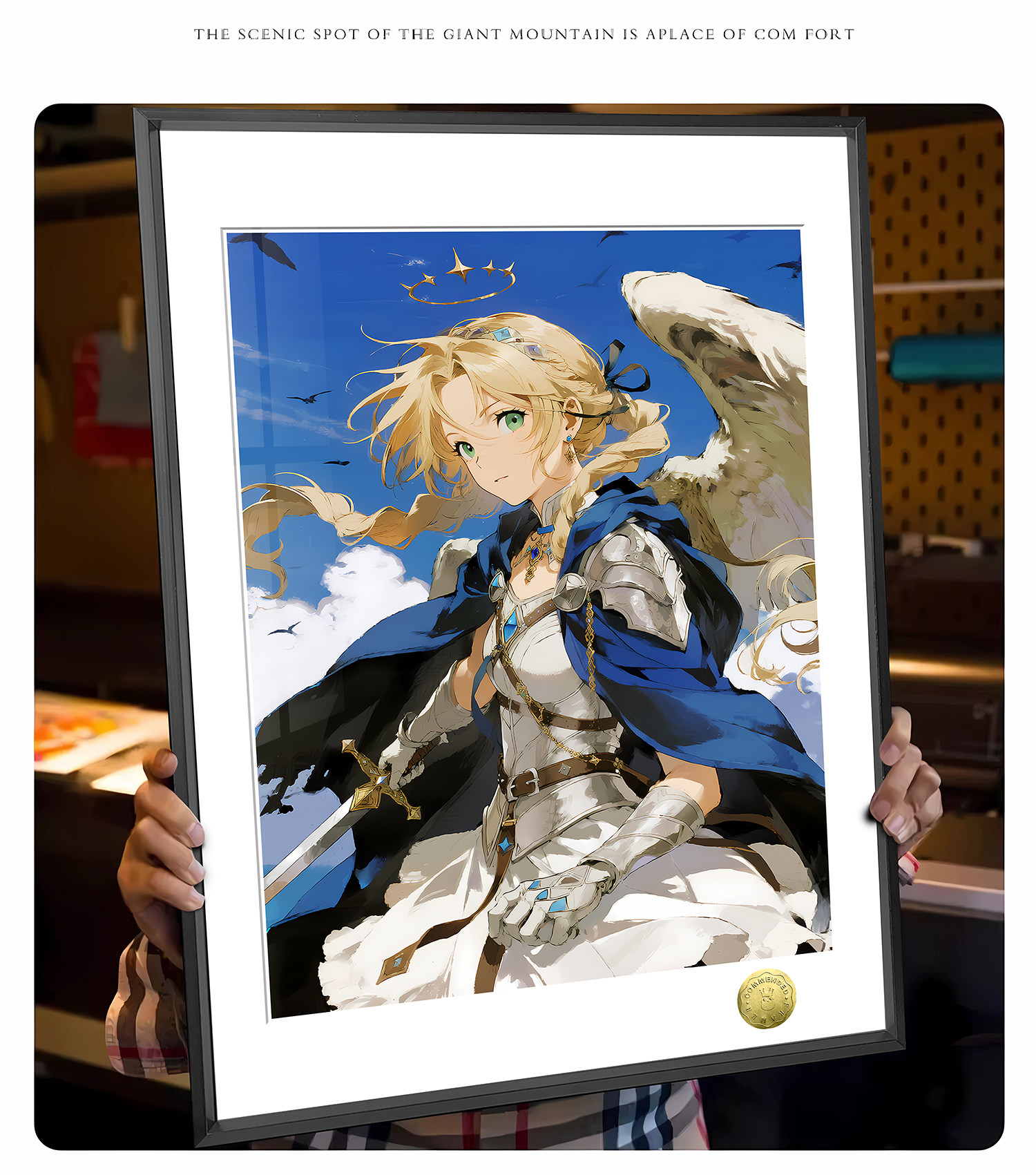 Fate圣杯之战Saber吾王阿尔托莉雅美如画周边装饰画