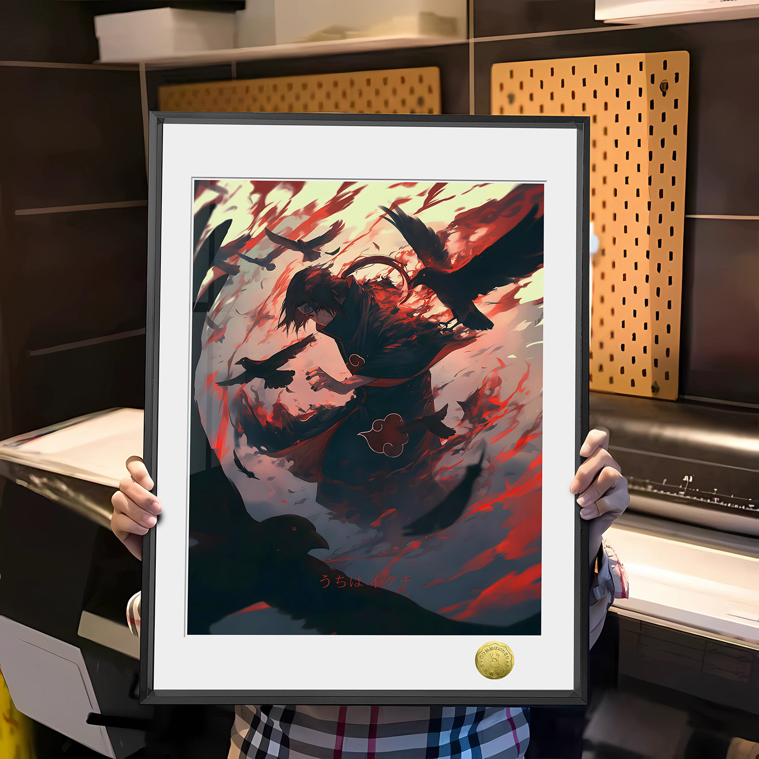火影忍者宇智波鼬乌鸦鼬神周边装饰画