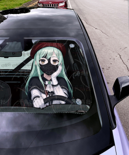 二次元汽车遮阳防晒前挡开车BanG Dream若叶睦Ave Mujica明日方舟