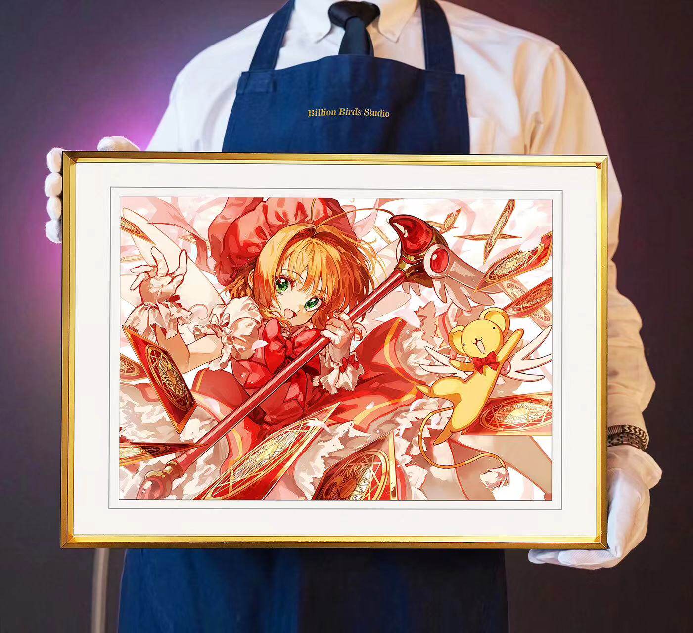 魔卡少女樱木之本樱小可小樱海报装饰画