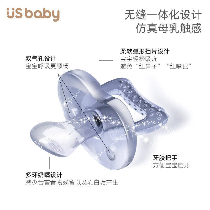 优生安抚奶嘴新生儿婴儿安慰奶嘴母乳仿真安睡哄娃睡觉奶嘴优生安