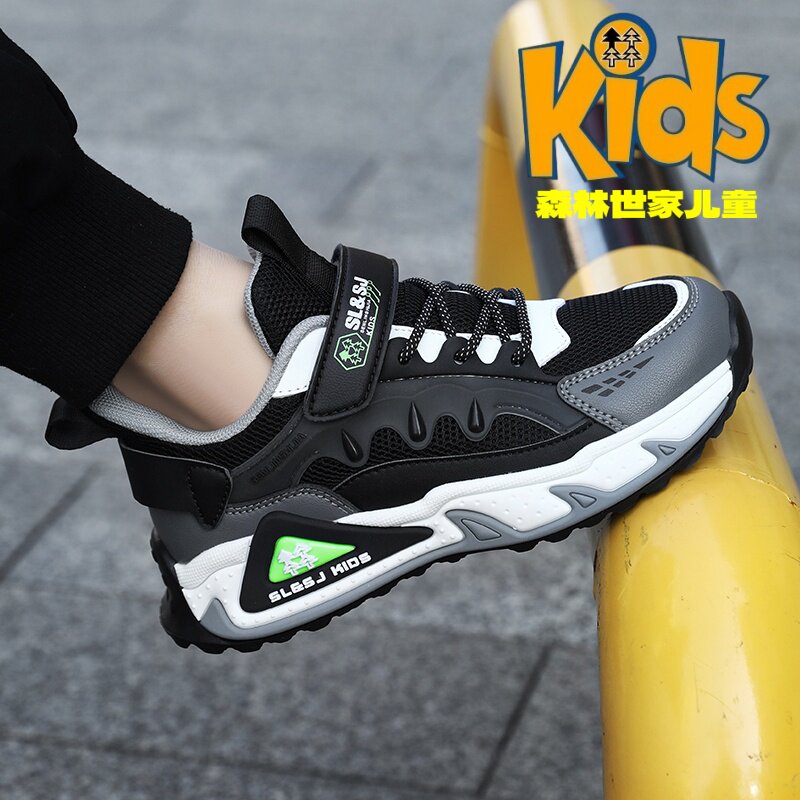 男童鞋子中大童夏季透气网面单网儿童运动鞋小学生春秋休闲跑步鞋