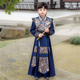 2025新款男童汉服宋制古风帅气少爷中式古装六一儿童中国风唐装