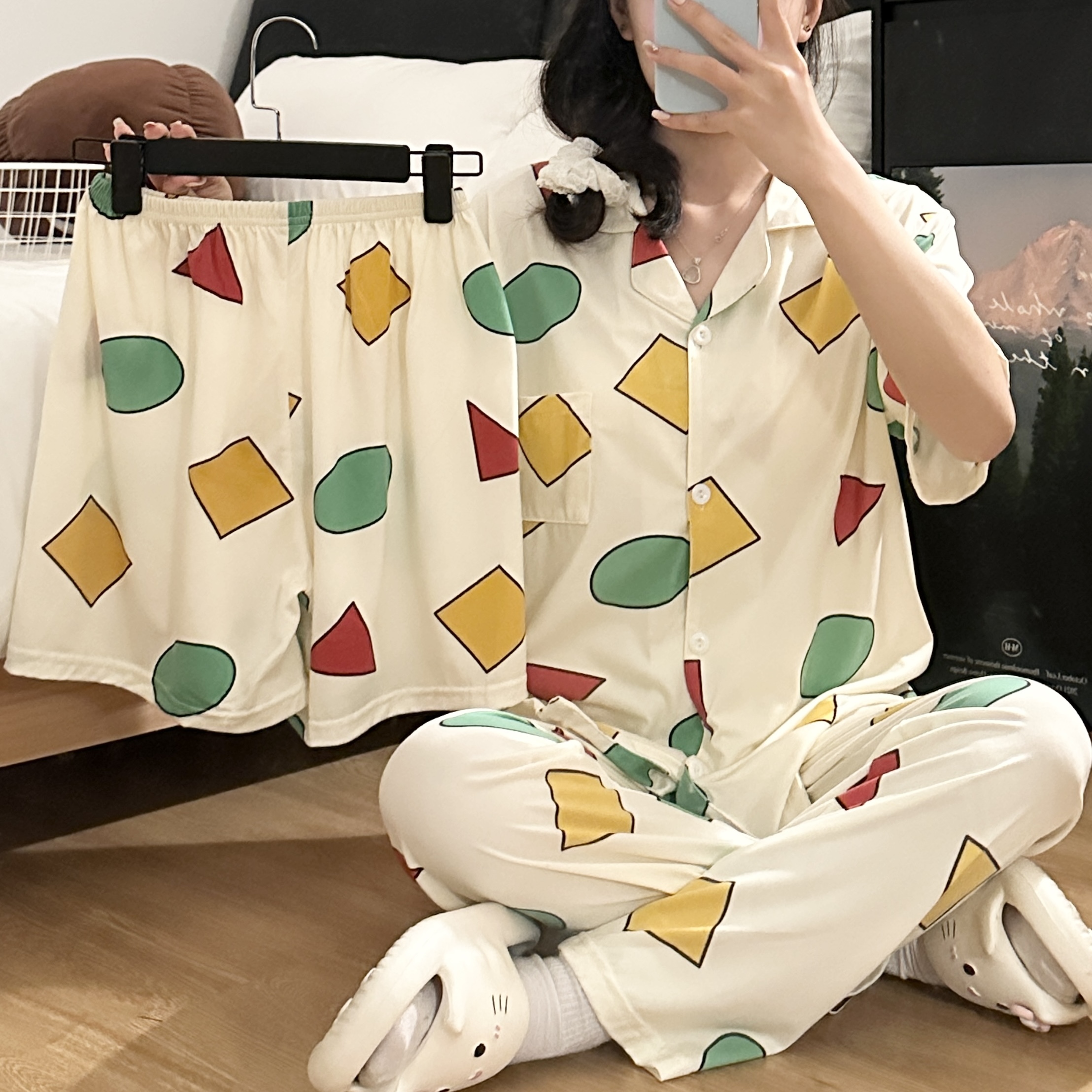 蜡笔小新睡衣女2025新款夏季