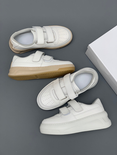 女鞋 春夏学生百搭舒适休闲板鞋 Eadie真皮厚底魔术贴小白鞋 Blair