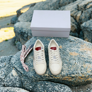 Eadie 百搭运动鞋 2025新款 女平底休闲板鞋 真皮星星小脏鞋 Blair